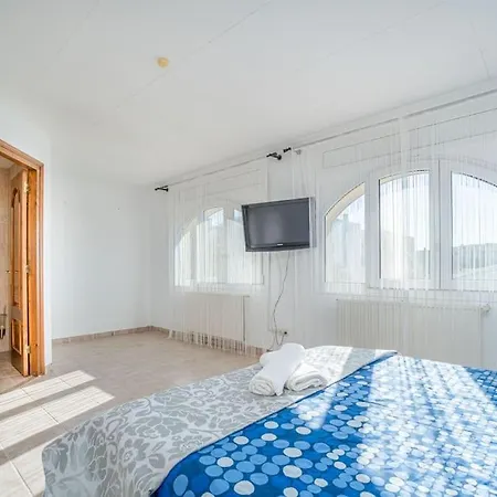 Villa Sm21-gran En La Playa, 4 Habitaciones, Climatizada, Piscina, Barbacoa Y Wifi