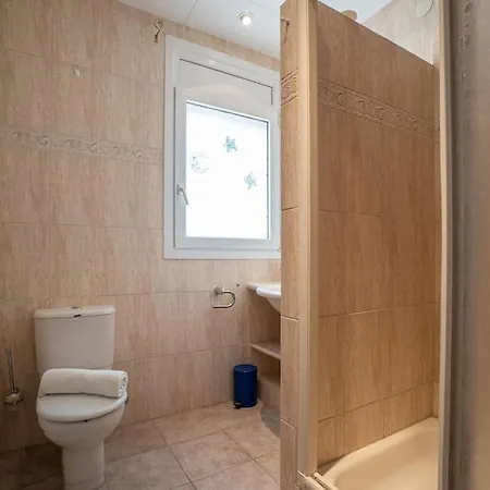 Sm21-gran En La Playa, 4 Habitaciones, Climatizada, Piscina, Barbacoa Y Wifi *