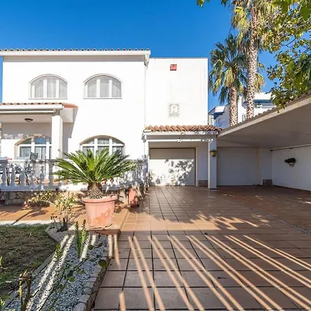Sm21-gran En La Playa, 4 Habitaciones, Climatizada, Piscina, Barbacoa Y Wifi Empuriabrava