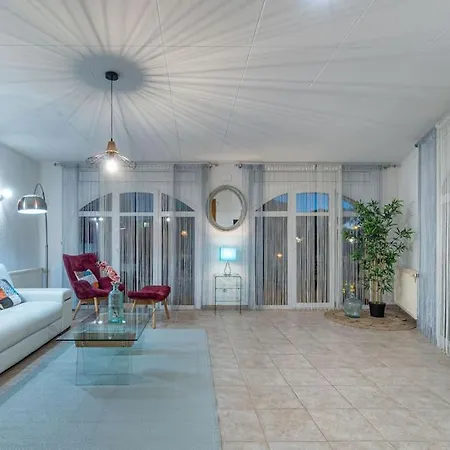 Sm21-gran En La Playa, 4 Habitaciones, Climatizada, Piscina, Barbacoa Y Wifi *
