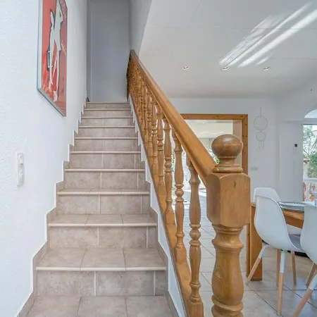 Villa Sm21-gran En La Playa, 4 Habitaciones, Climatizada, Piscina, Barbacoa Y Wifi *