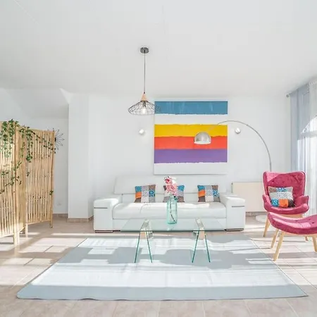 Sm21-gran En La Playa, 4 Habitaciones, Climatizada, Piscina, Barbacoa Y Wifi *