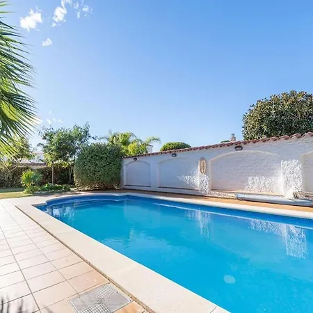 Villa Sm21-gran En La Playa, 4 Habitaciones, Climatizada, Piscina, Barbacoa Y Wifi